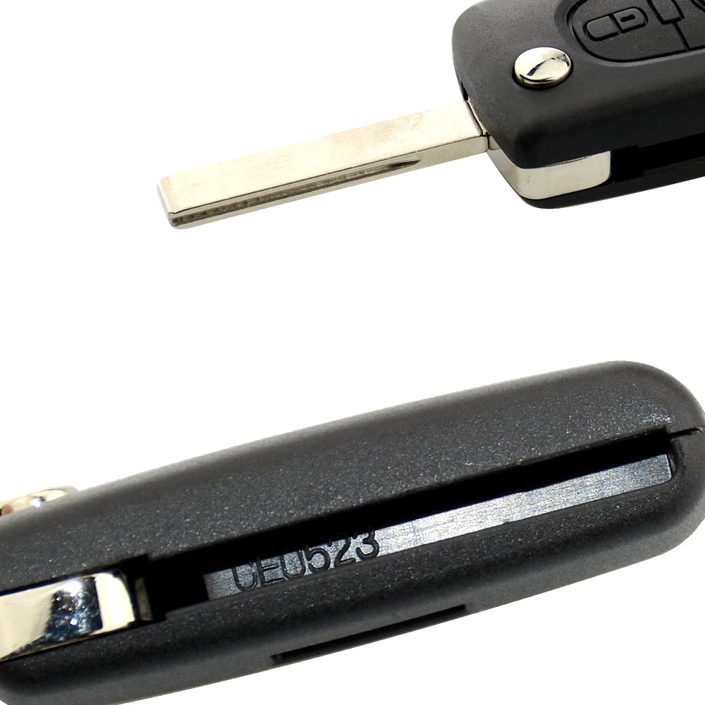 OkeyTech для Peugeot 407 308 307 208 207 Partner пульт дистанционного управления складной 3 кнопки