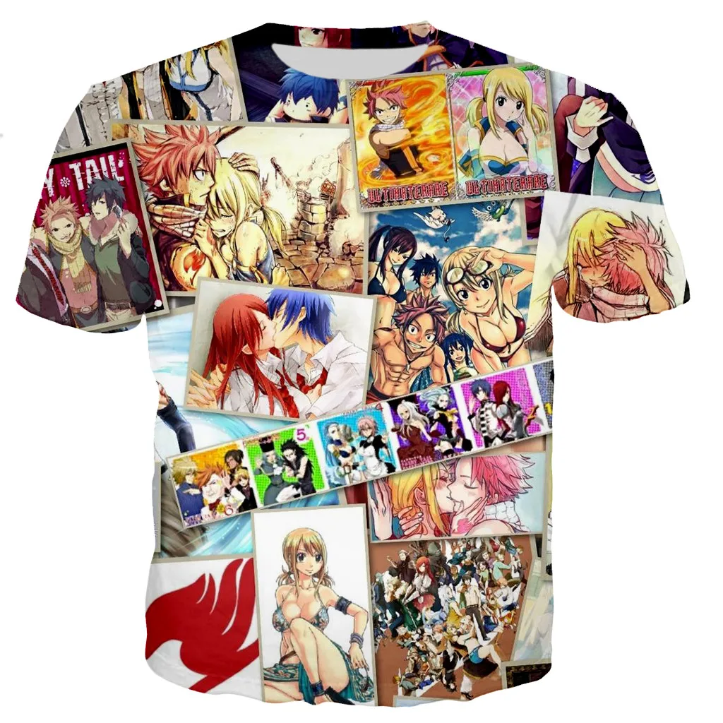 Футболка Мужская/женская с 3D принтом Феи хвоста модная повседневная рубашка в