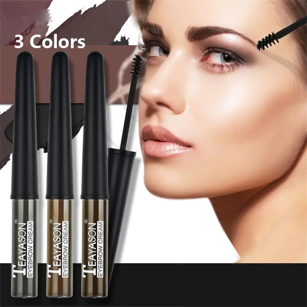 Гель для окрашивания бровей 3D устойчивый к пасте водостойкий тушь крем тени век