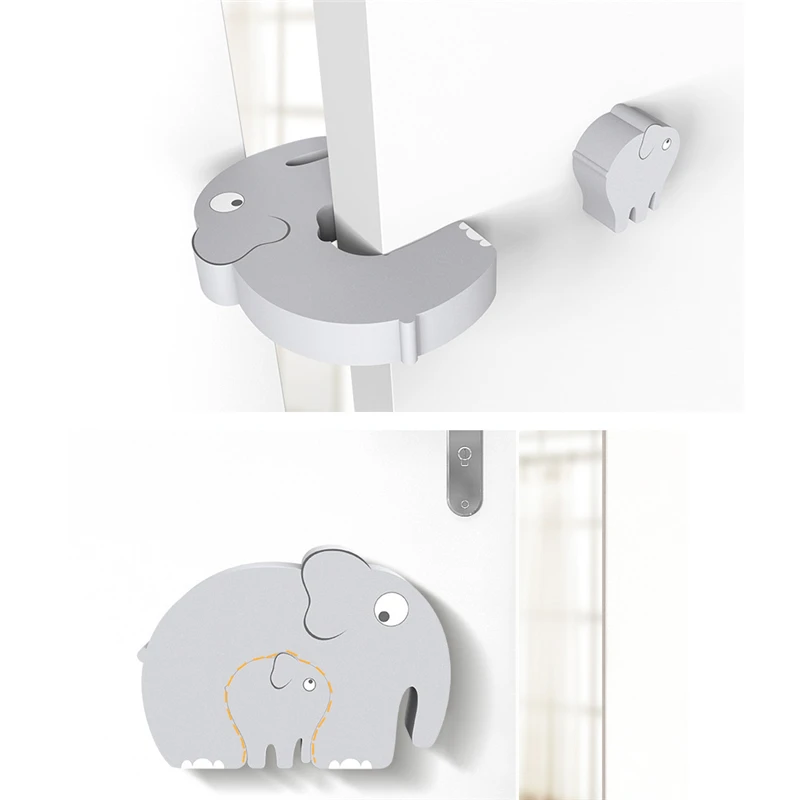 Милые животные защита для двери детей Детский замок карт новорожденных пальцев