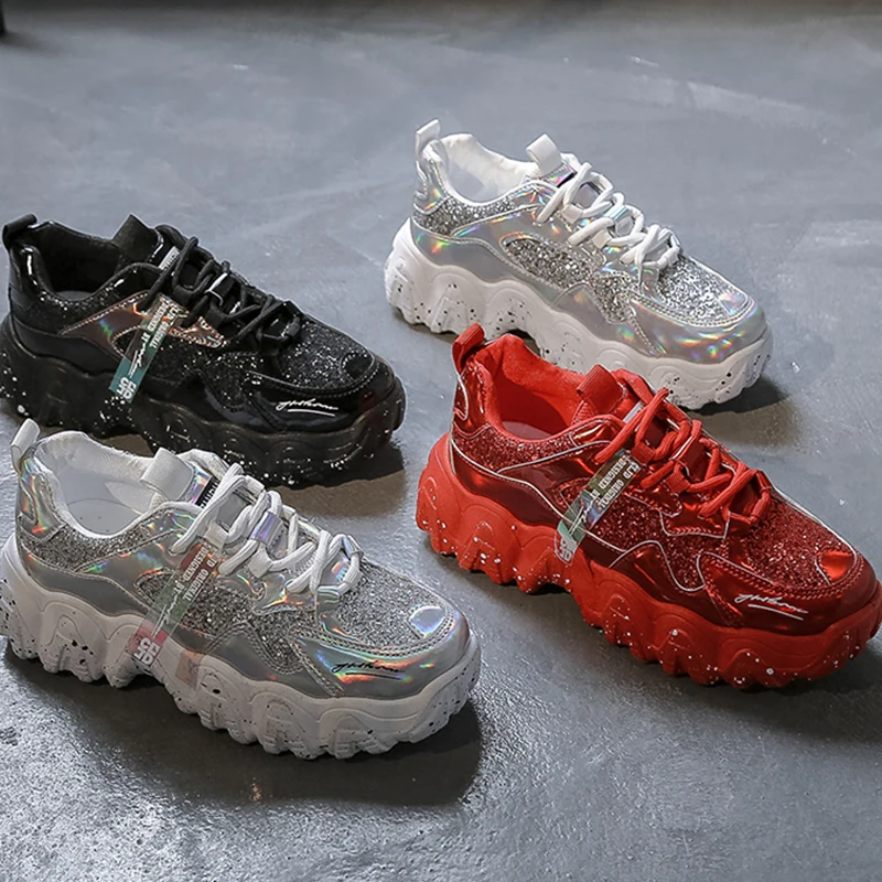 Женские повседневные кроссовки новая модель 2020 женские удобные на платформе со