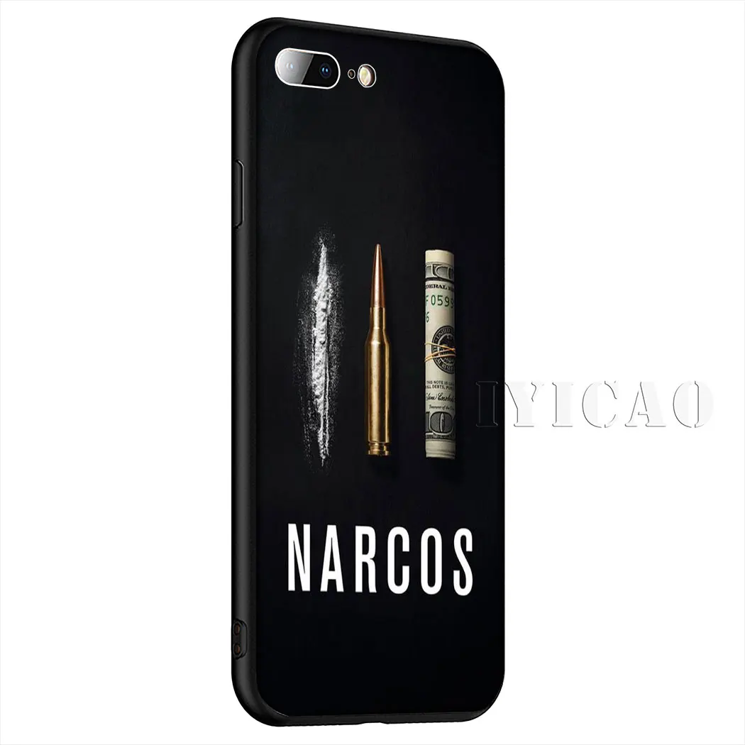 6 Мягкий чехол для телефона IYICAO Narcos tv Pablo escobar для iPhone XR X XS Max 6 6S 7 8 Plus 5 5S SE - Цвет: 6