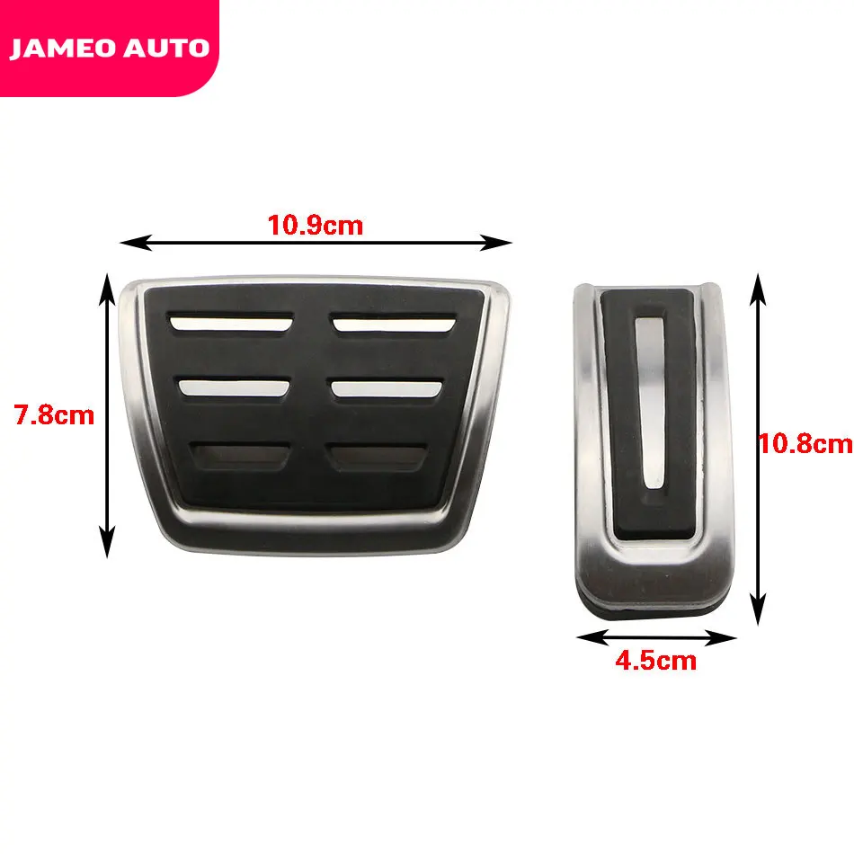 Jameo Авто сцепления газа педали тормоза чехол для Volkswagen VW Polo Bora Lavida Golf MK4 Santana Jetta Skoda