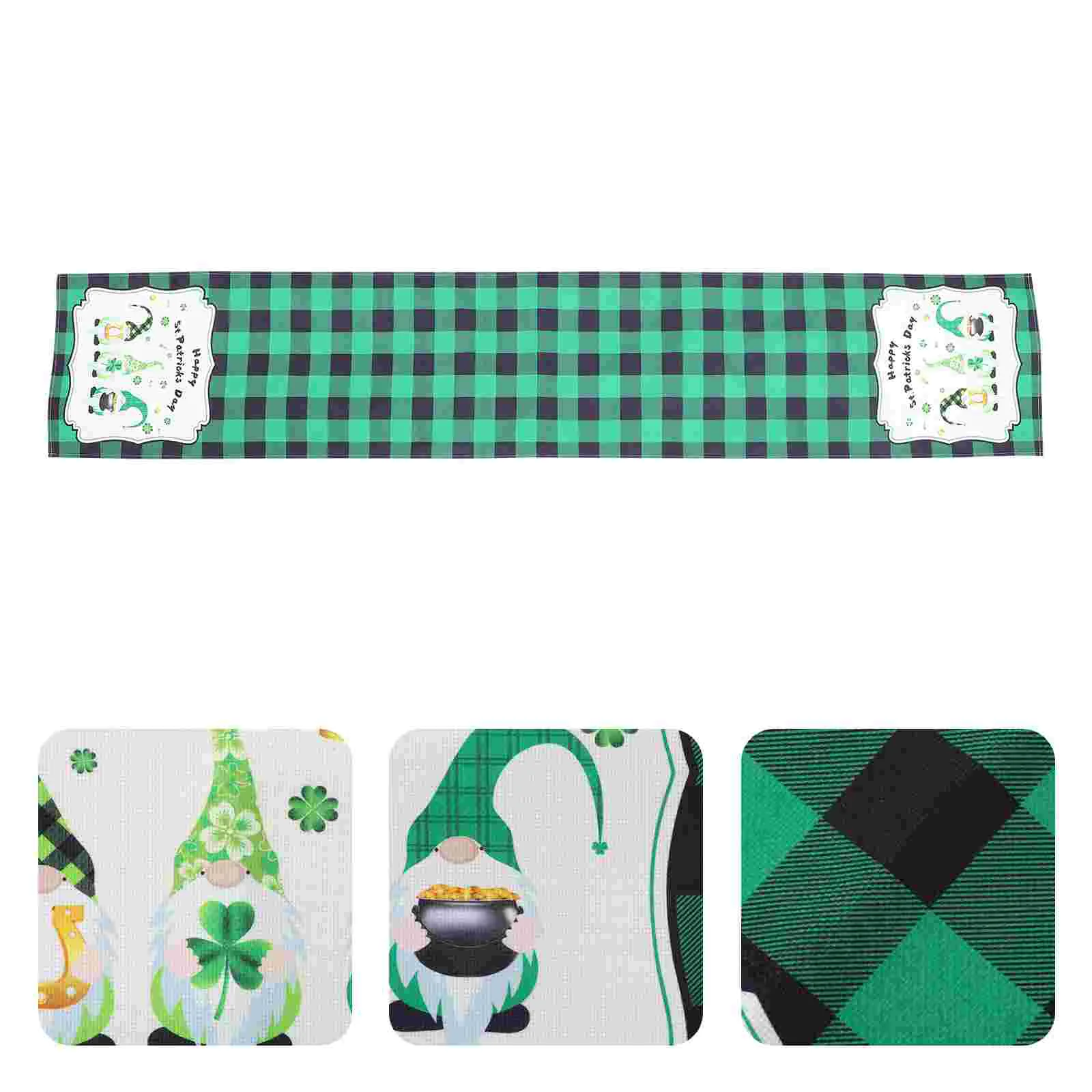 

St. Patrick's Day Party Table Runner Festival Table Runner Rectangle Tablecloth