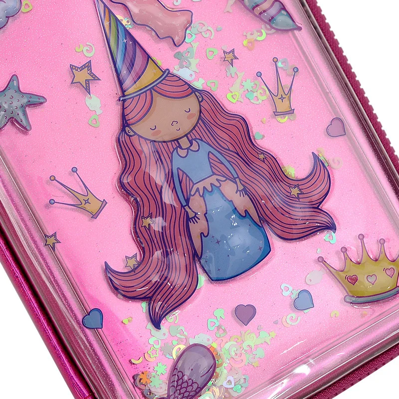 Кавайный чехол для карандаша с изображением фламинго пенал милый