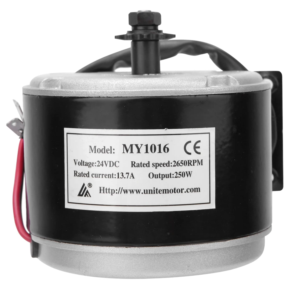 24V 250W длинный срок службы Бесщеточный DC мотор редуктор MY1016 Высокоскоростной