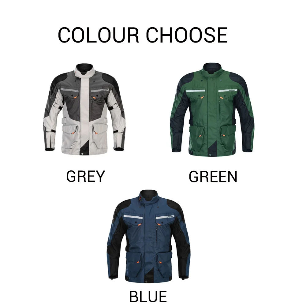 LYSCHY мотоциклетная куртка мужская зимняя водонепроницаемая для езды на мотоцикле