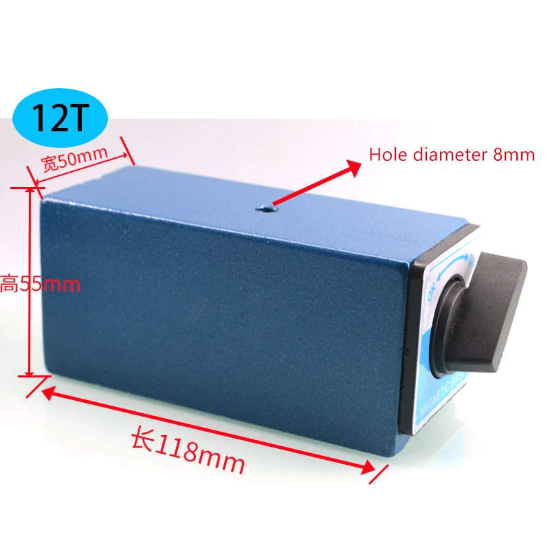 

Switch Magnetic Table Base 6T 8T 10T 12T V type Power Magnetic Base Dial Indicator Stand Base Magnet Seat Table Wire Cutting