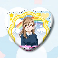 1 шт. 58 мм аниме Love Live! Солнечный свет! Aqours Julie рубиновые железные значки в форме