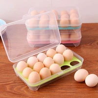 kichen items refrigerator storage box refrigerator egg box food container storage plastic transparent egg tray box egg holder