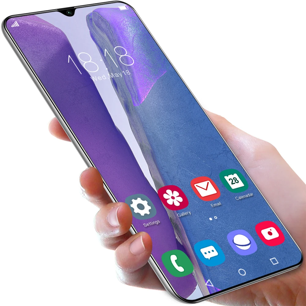 

Newest HD N28U 6.6Inch Dual Card Dual Standby Cellphone 8+256g 4800mAh Smartphone Fingerprint Face Unlock Original Mobilephone