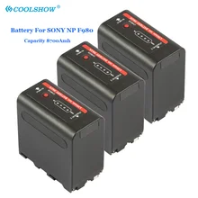 NP F980 NP F980 F960 F970 npf980 7800mah Camera Battery USB input charger For Sony CCD-TRV35 TRV940 CCD-RV100 DCR-TR7Series