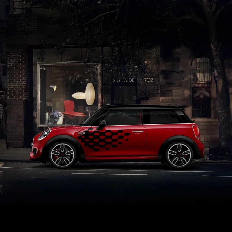 

Автомобильные наклейки, украшения дверей для MINI COOPER ONE F55 F56 F57, аксессуары, модификация внешнего стайлинга