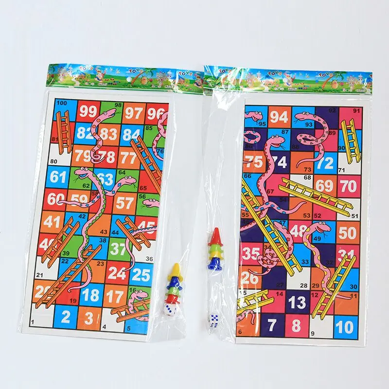 

1000pcs Children's flying chess benefits intelligence entertainment checkers parent-child interactive desktop game chess snake