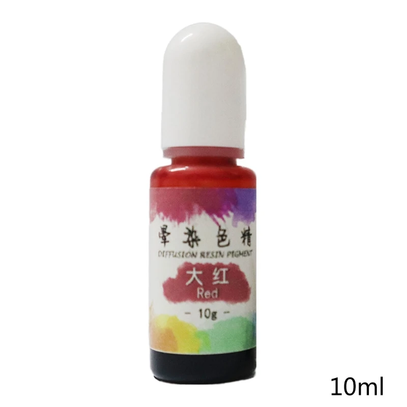 

Crafts Epoxy Resin Diffusion Pigment Alcohol Ink Liquid Colorant Dye 18 Colors