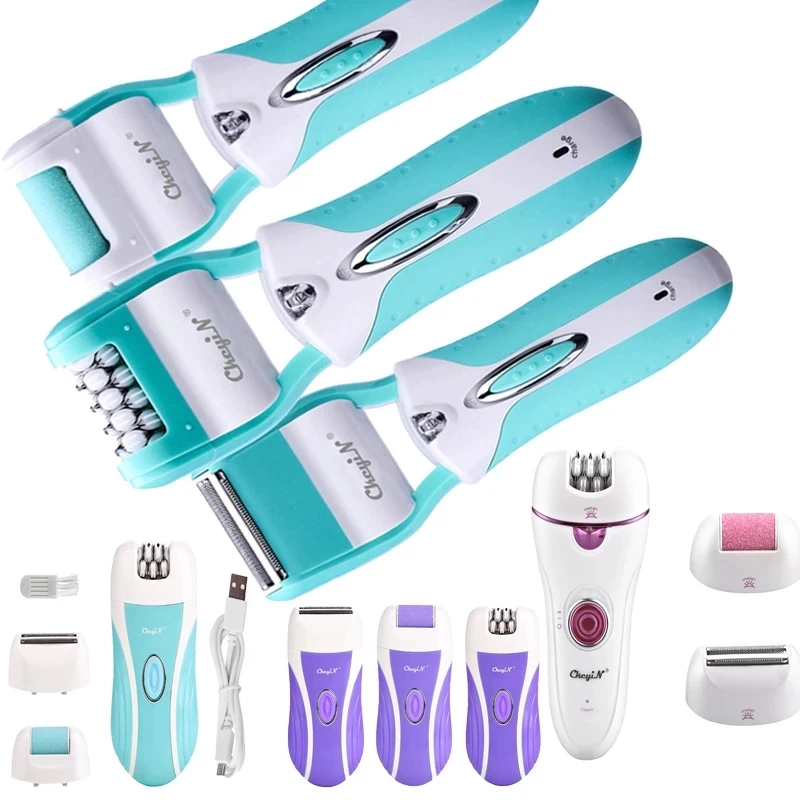 

Женская бритва 3 в 1, эпилятор, электрическое бритье, удаление волос, Женский Триммер, эпилятор для тела, бритва для удаления мозолей, уход за ...