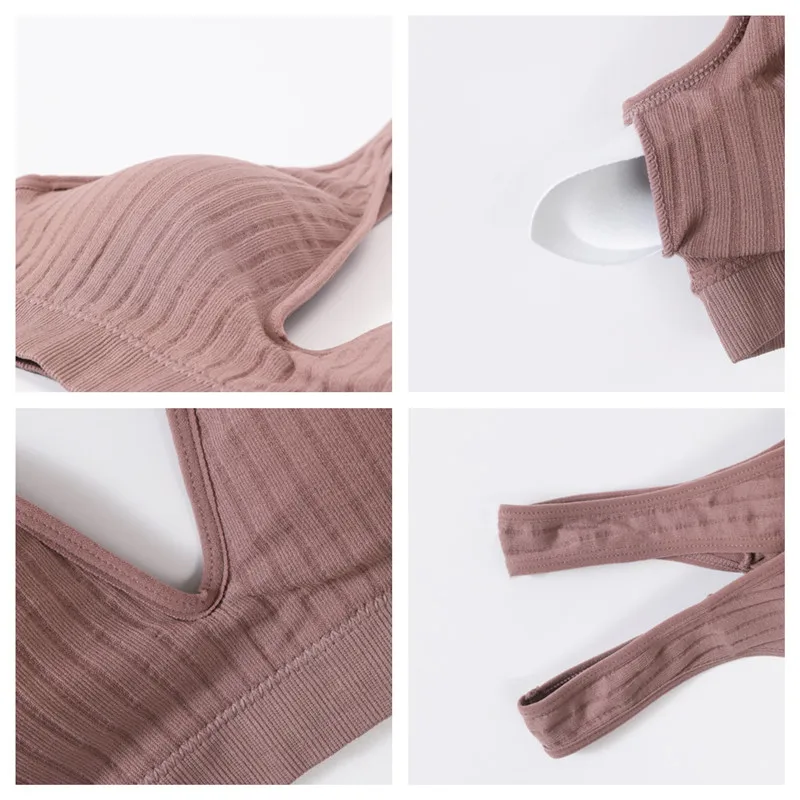 

Seamless Bra Sports Bras For Women Plunge Bra Top Female Brassiere Deep V Sexy Women's Underwear Backless Bralette Lingerie