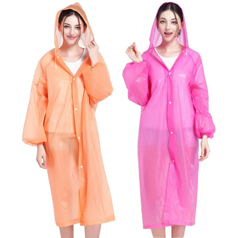

Outdoor Fashion Raincoat With Hood Waterproof Rain Poncho Coat Adult Clear Transparent Climbing Hiking Hoodie Rainwear Suit15