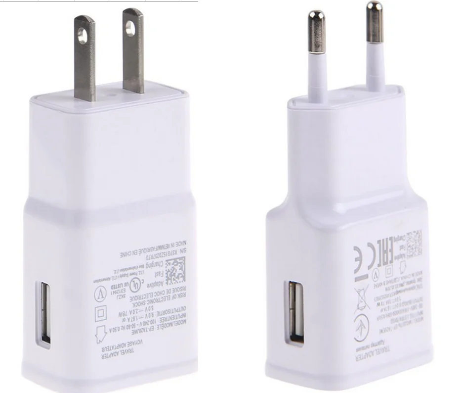 

200pcs /lot * Fast Charging 9V 1.67A 5V 2A EU US Plug USB Travel Wall Charger Adapter for Samsung S6 S7 EDGE Plus S5 Note 6 5 4