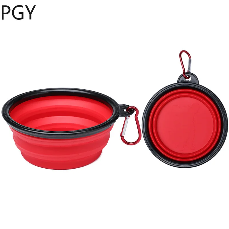 

1pcs Pet SuppliesPet Silicone Folding Bowl Traveling Portable Dog Bowl Dog Food Bowl Cat Bowl Collapsible Dog Bowl