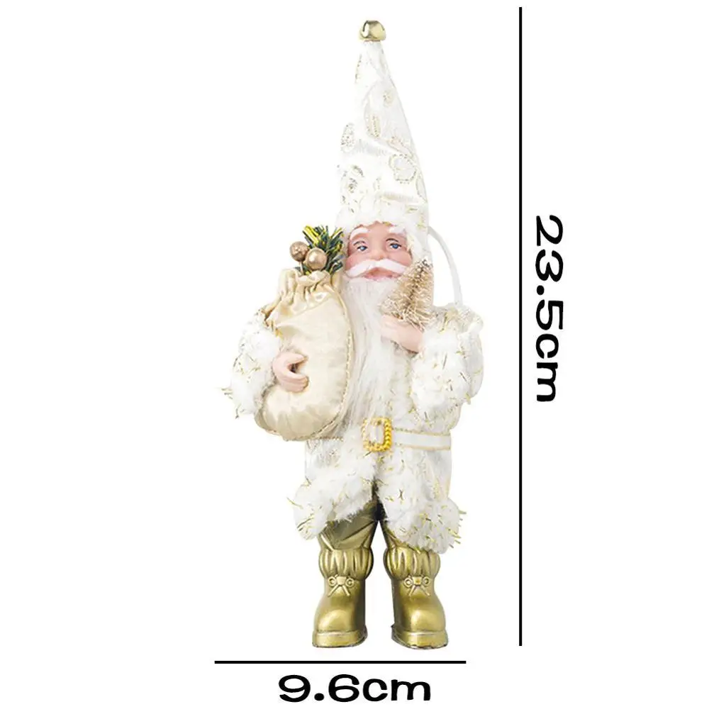 Рождественские кукольные украшения кулоны домашняя кукла Санта тканевый