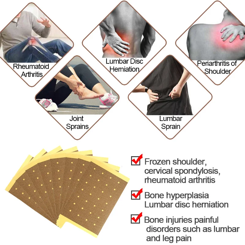10 Types of 1Bag Sumifun Pain Relief Plaster Chinese Medical Muscle Back Arthritis Joint Patch Tiger Balm | Красота и здоровье