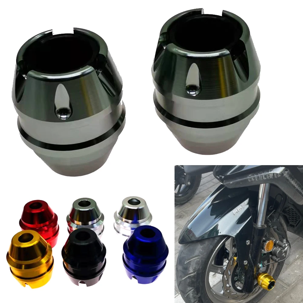 

For YAMAHA AEROX155 NVX155 AEROX NVX 155 motorcycle front axle fork crash sliders wheel protector