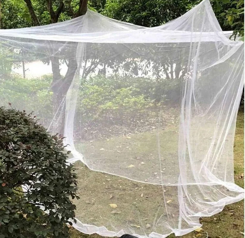 

Camping Net White Mesh Portable Square Foldable Mosquito Control Mosquito Net Lightweight Outdoor Camping Tent Sleeping Summer