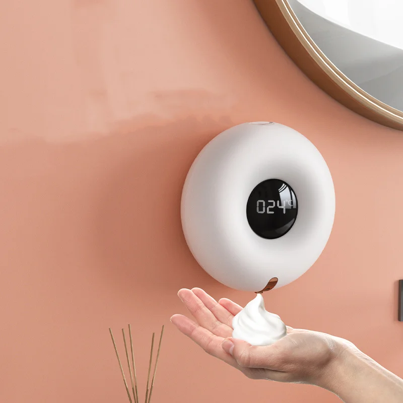 

Foaming Soap Dispenser Automatic Infrared Induction Sensor Soap Dispenser Touchless Hand Washer Device For Bathroom Kitchen