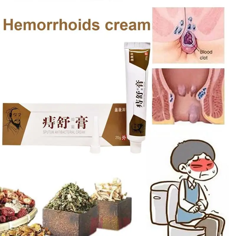 

1pcs Herbal Hua Tuo Hemorrhoids Ointment Plant Extract Powerful Hemorrhoids Cream Internal Hemorrhoids Piles External Anal Cream