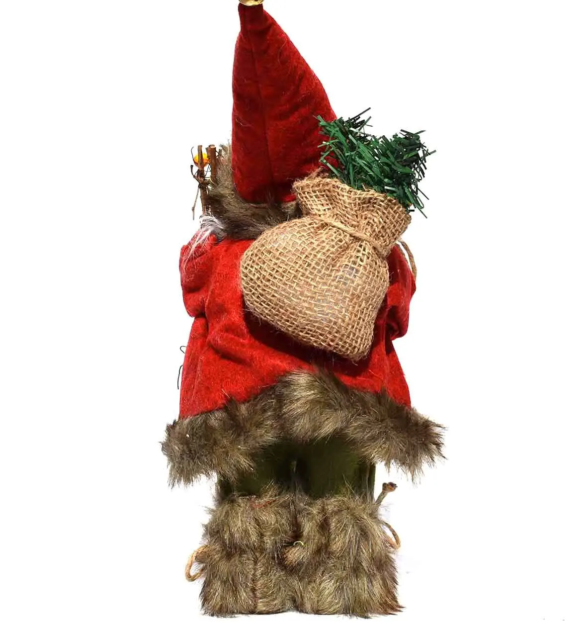 Рождественские украшения, куклы Санта-Клауса, стоящая Рождественская статуэтка, украшение для праздника, украшение для окна 30 см