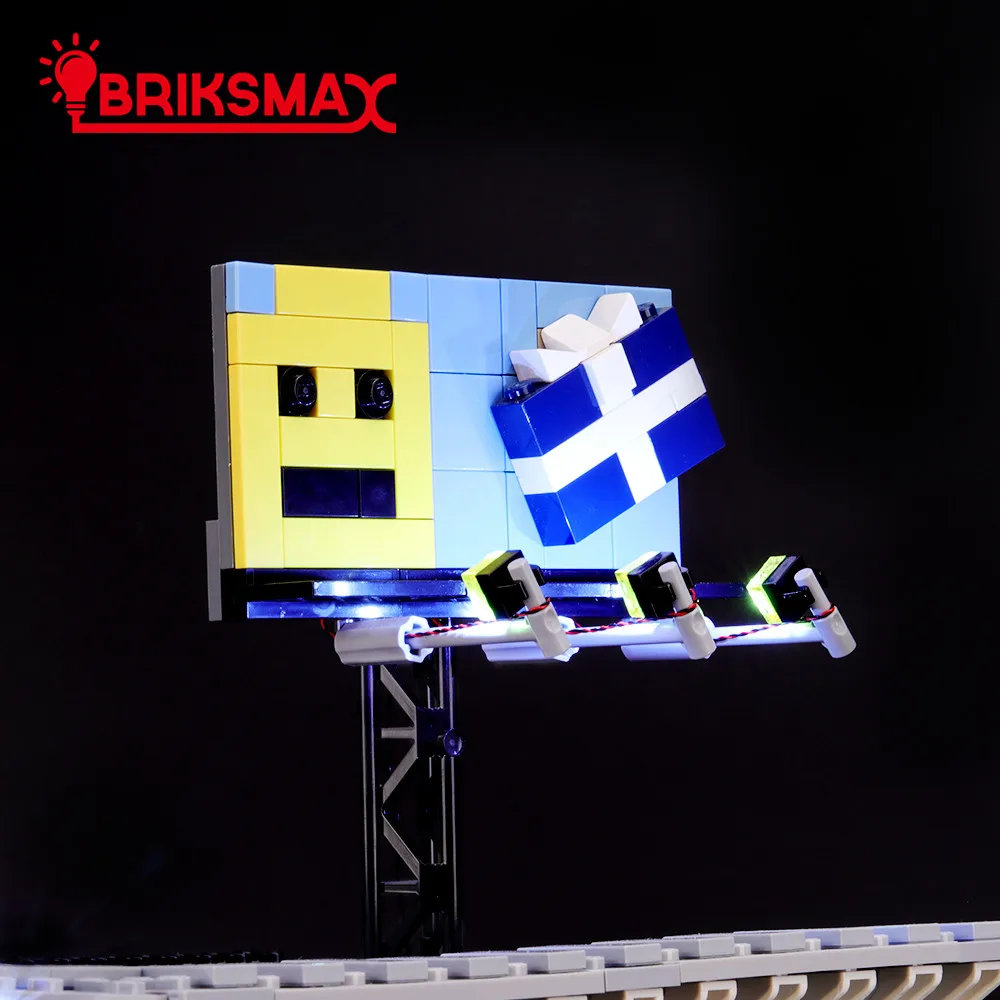 BriksMax Led Light Up Kit для Creator большой торговый центр строительные блоки, совместимые с 10211(не включая модель
