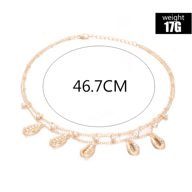 2 шт./компл. ожерелья и кулоны Золотая рама с украшением в виде кристаллов бисера