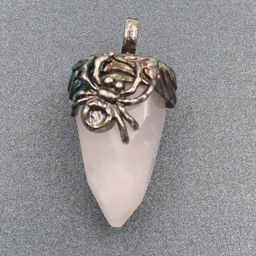 FYJS Уникальный античный посеребренный паук неправильной формы раздел