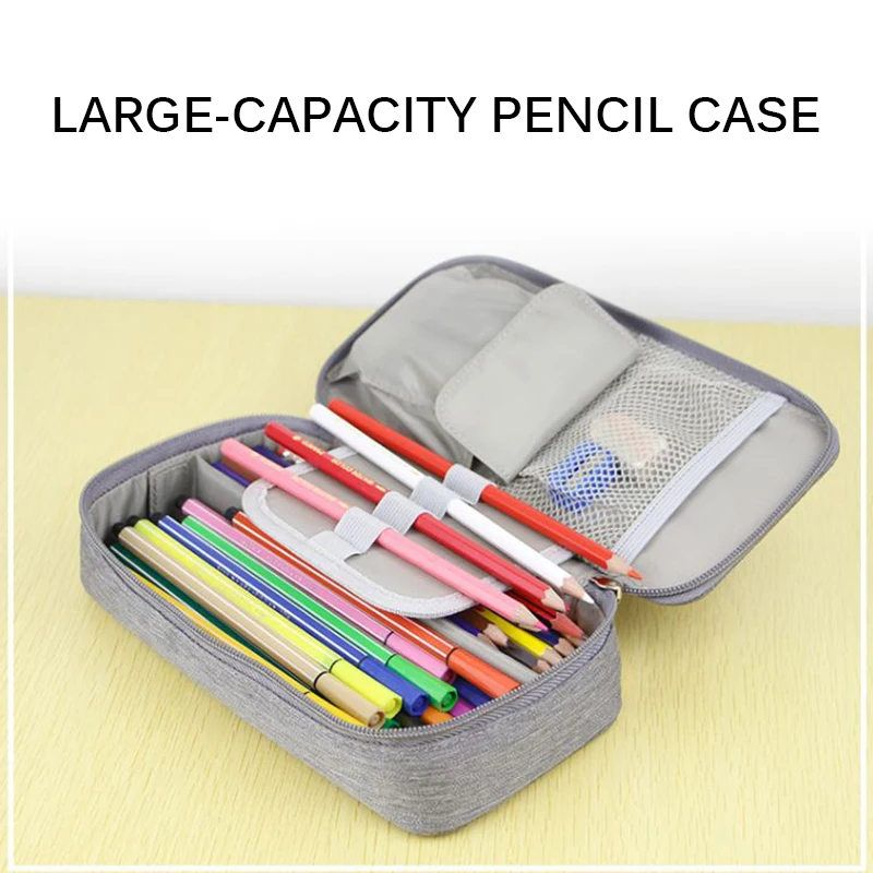 Косметичка пенал на молнии ручка коробка сумка для хранения Органайзер