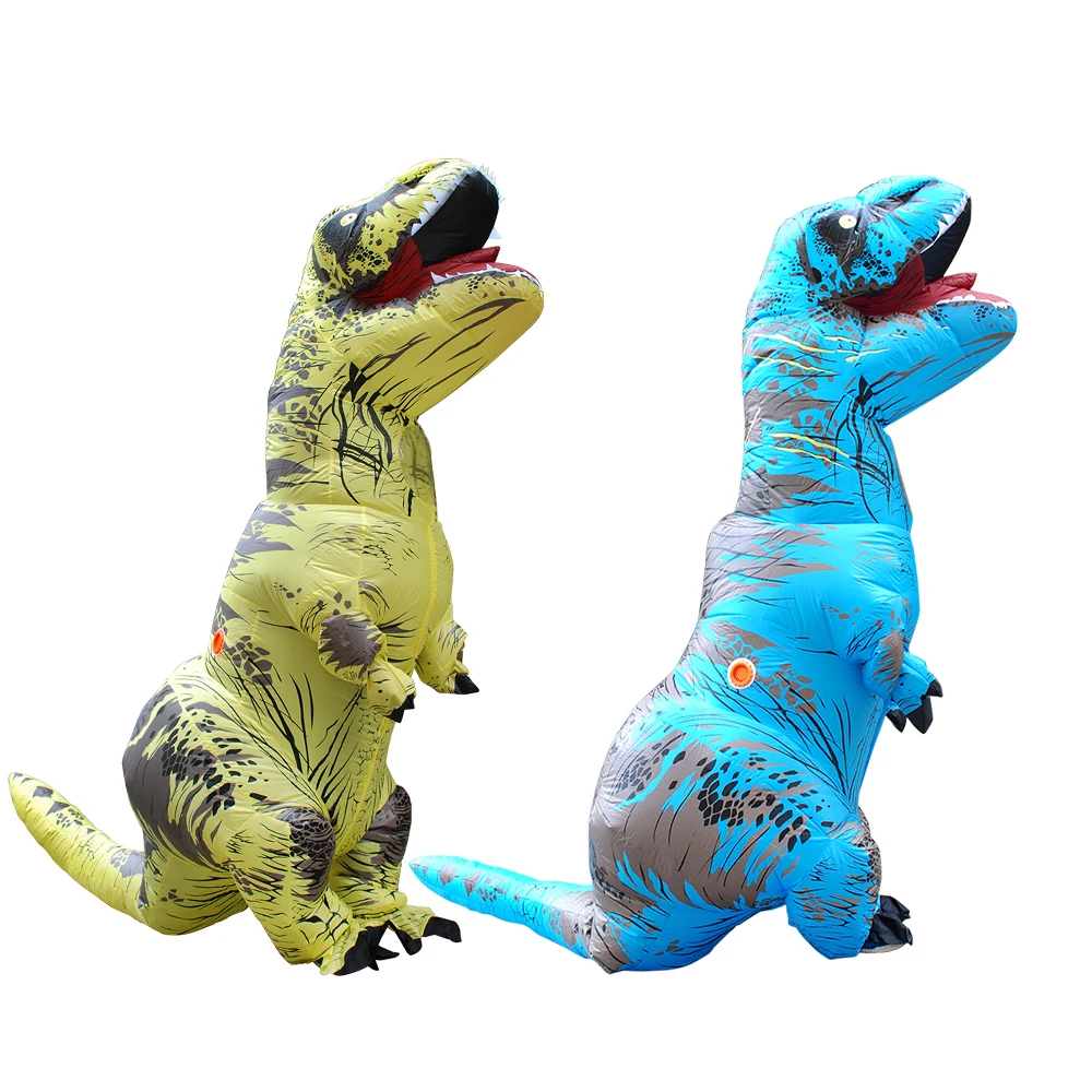 Высокое качество талисман надувной костюм T REX Аниме Косплей динозавр Хэллоуин