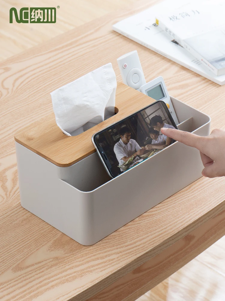 Многофункциональный держатель для кухонной салфетки белая Туалетная коробка