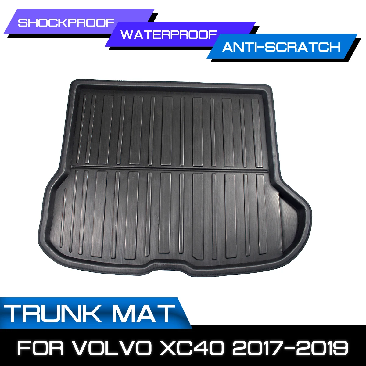 

Коврик для багажника, коврик для пола Volvo XC40 2017-2019, автомобильный поднос, поддон для багажника, Задняя Крышка багажника, матовая, грязевая, не...