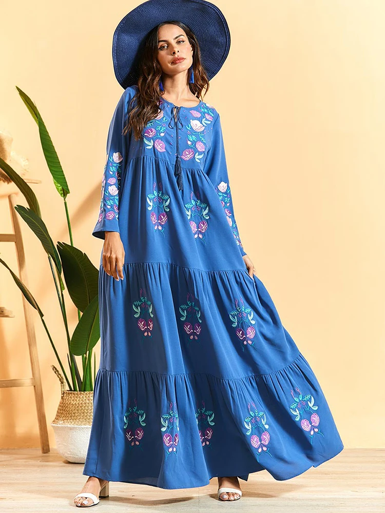 Eid mubarak 2020 Abaya кафтан мусульманская лампа Турция Дубай одежда женская