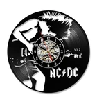 Креативные настенные часы, современный дизайн, рок-браслет, виниловые часы с записью компакт-дисков, тихие классические настенные часы с отверстиями для переменногопостоянного тока, домашний декор, 12 дюймов