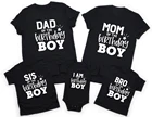 Рубашки с надписью Мама дня рождения для мальчиков