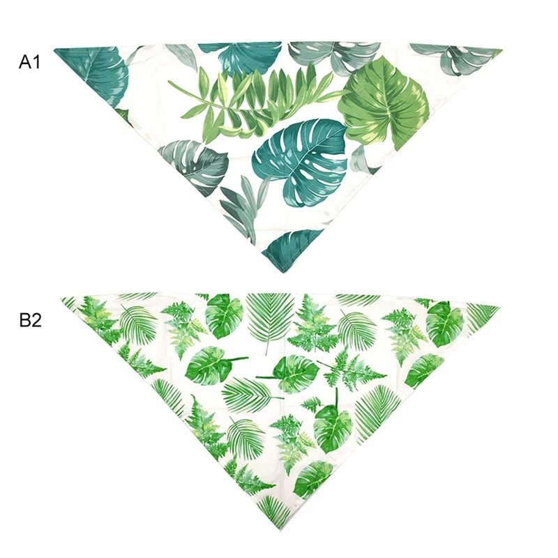 Милый собачий Кот бандана нагрудники тропический лес стиль щенок собака шарф