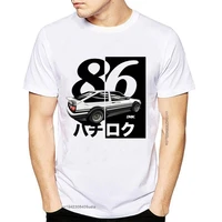 ae86 initial d tshirt male summer loose funny t shirt tee shirt for men men drift japanese anime speed car t shirt