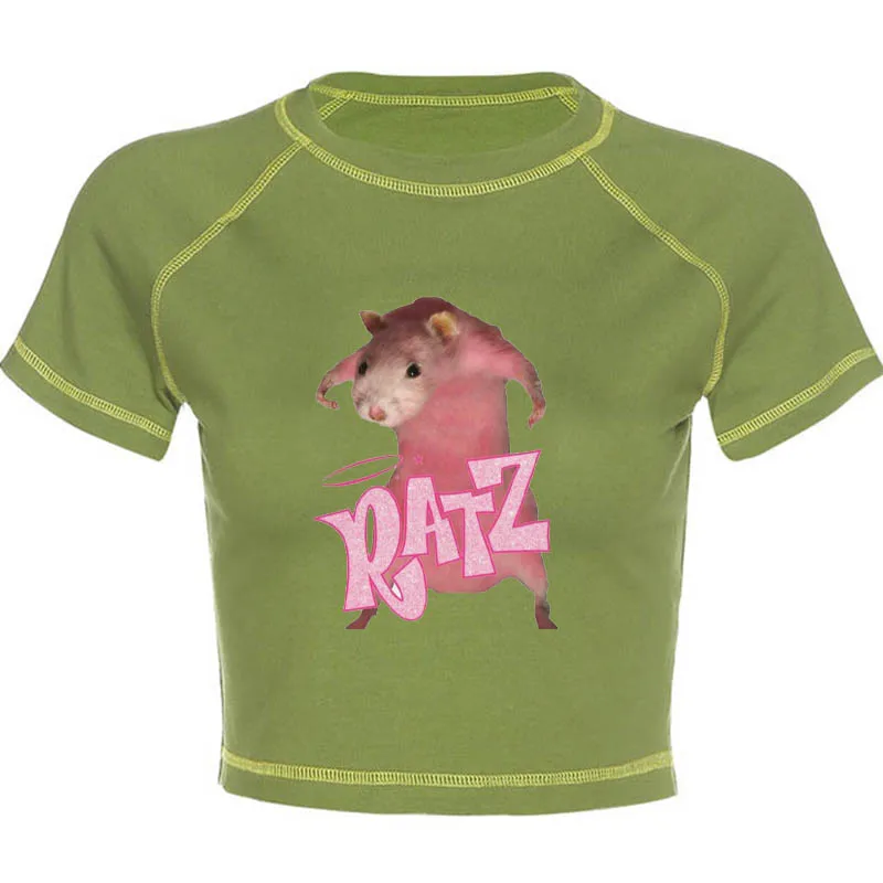 Футболка женская хлопковая с аниме принтом |