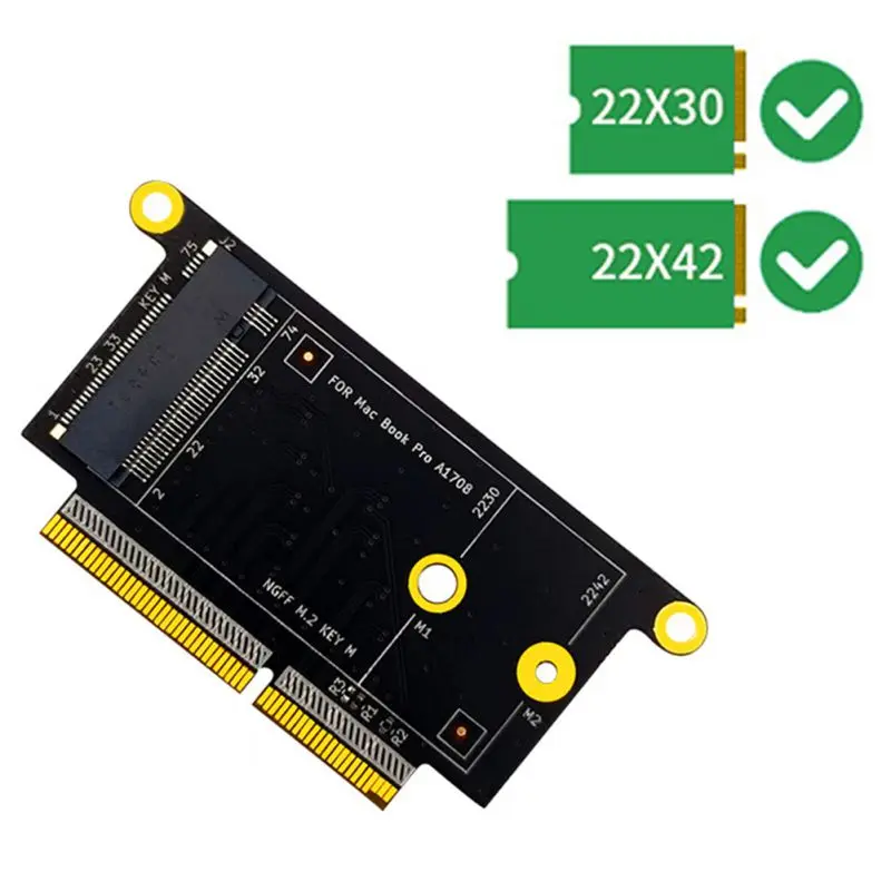 Карта адаптера жесткого диска SSD для Macbook 2017 PRO A1706 A1707 A1708 модель без драйвера |