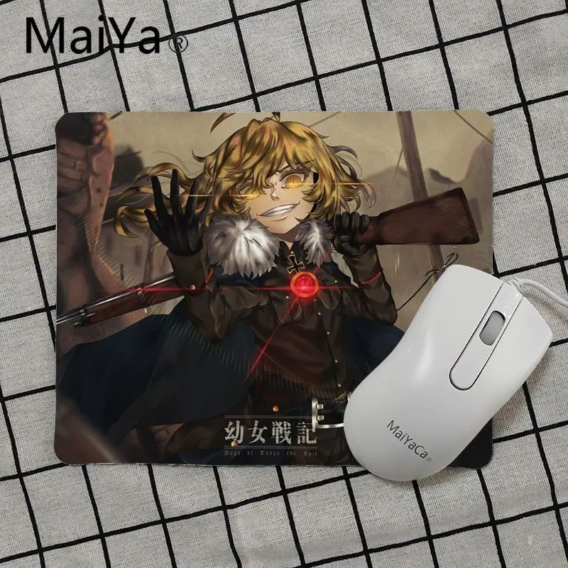 Maiya Высококачественная игровая мышь Tanya Degurechaff Youjo Senki для ноутбука коврик мыши