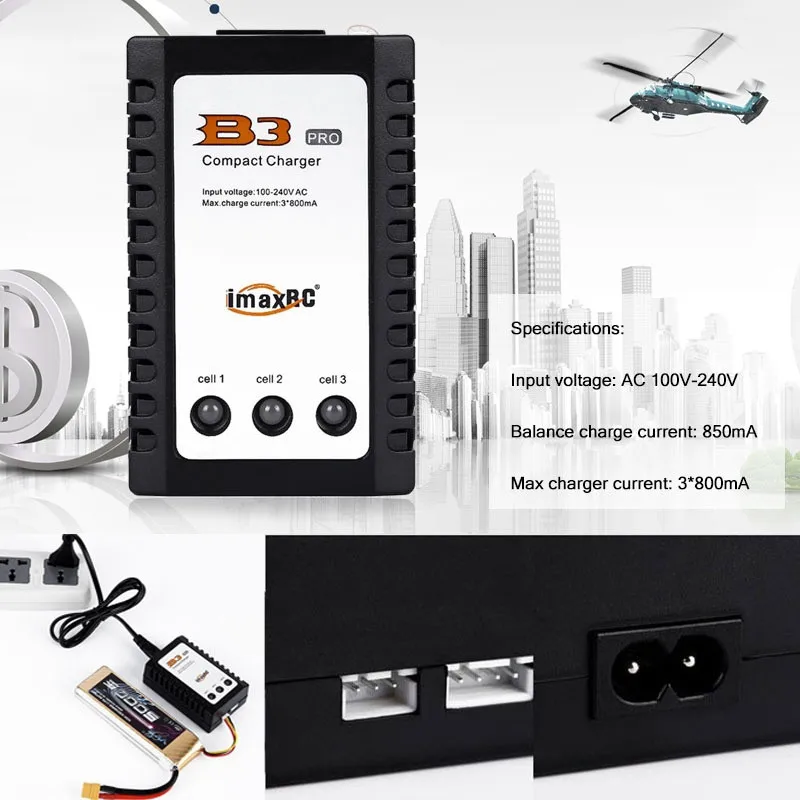 Электрический мотор для Bicicleta 48 В набор аккумуляторов Imaxrc Imax B3 Pro Compact 2s 3s Lipo