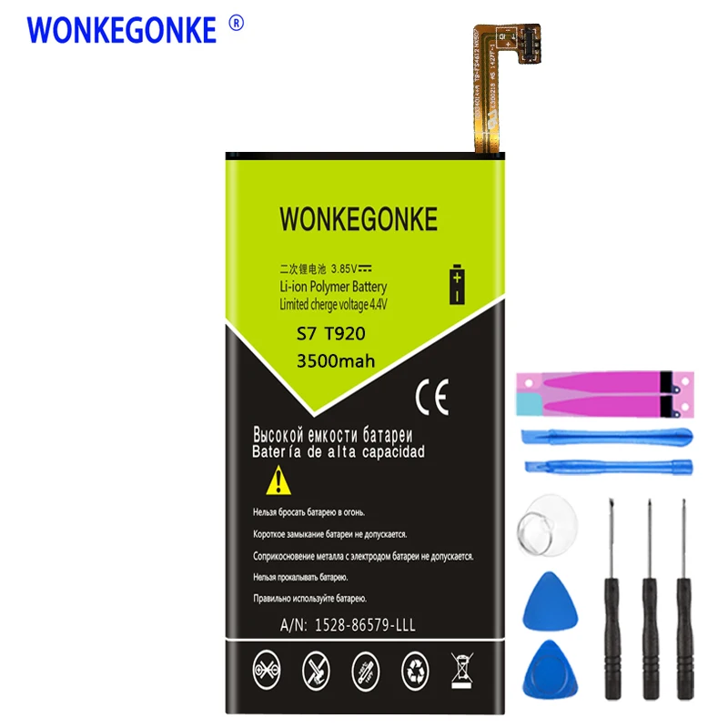 Аккумулятор WONKEGONKE Li3925T44P6hA54236 для ZTE Blade S7 T920|Аккумуляторы мобильных телефонов| |