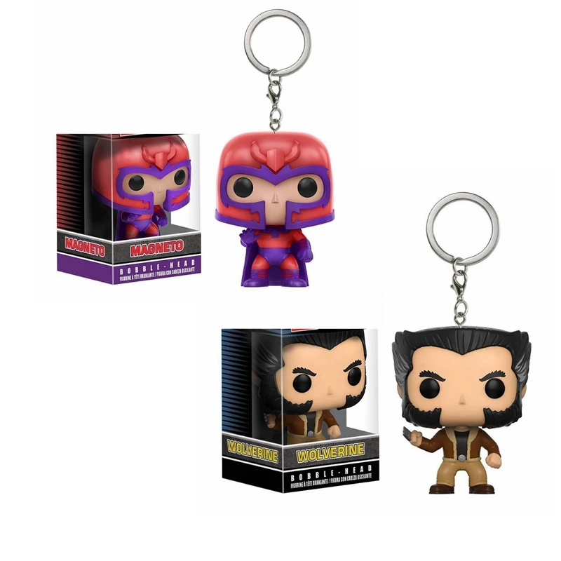 С оригинальной коробкой с поплавком Карманный X Men Магнитный брелок экшн фигурка