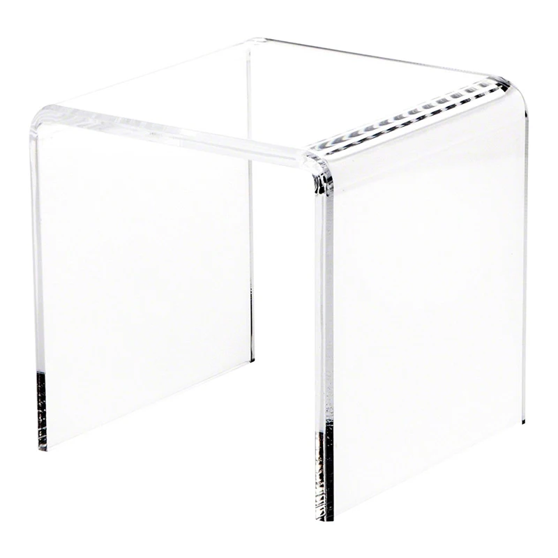 Акриловый маленький табурет прозрачный u-образный детский домашний